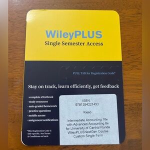 UCF ACG 4803 Advance Issues in Financial Accounting Single Semester Access Code